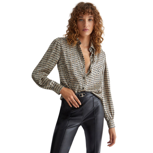 Camicia Donna in raso con fantasia Rossa Liu Jo- Francavilla Moda